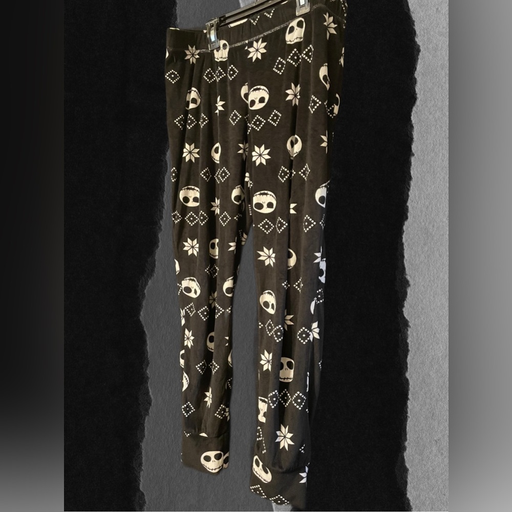 Jacking skellington Christmas fleece pjs pants
